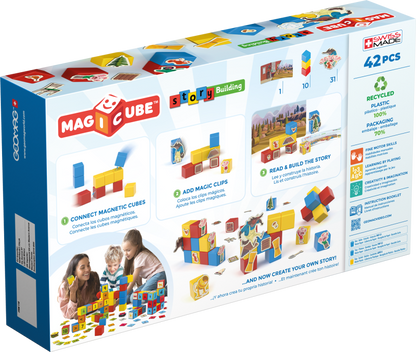 Geomag Magicube Three Little Pigs 42 dílků