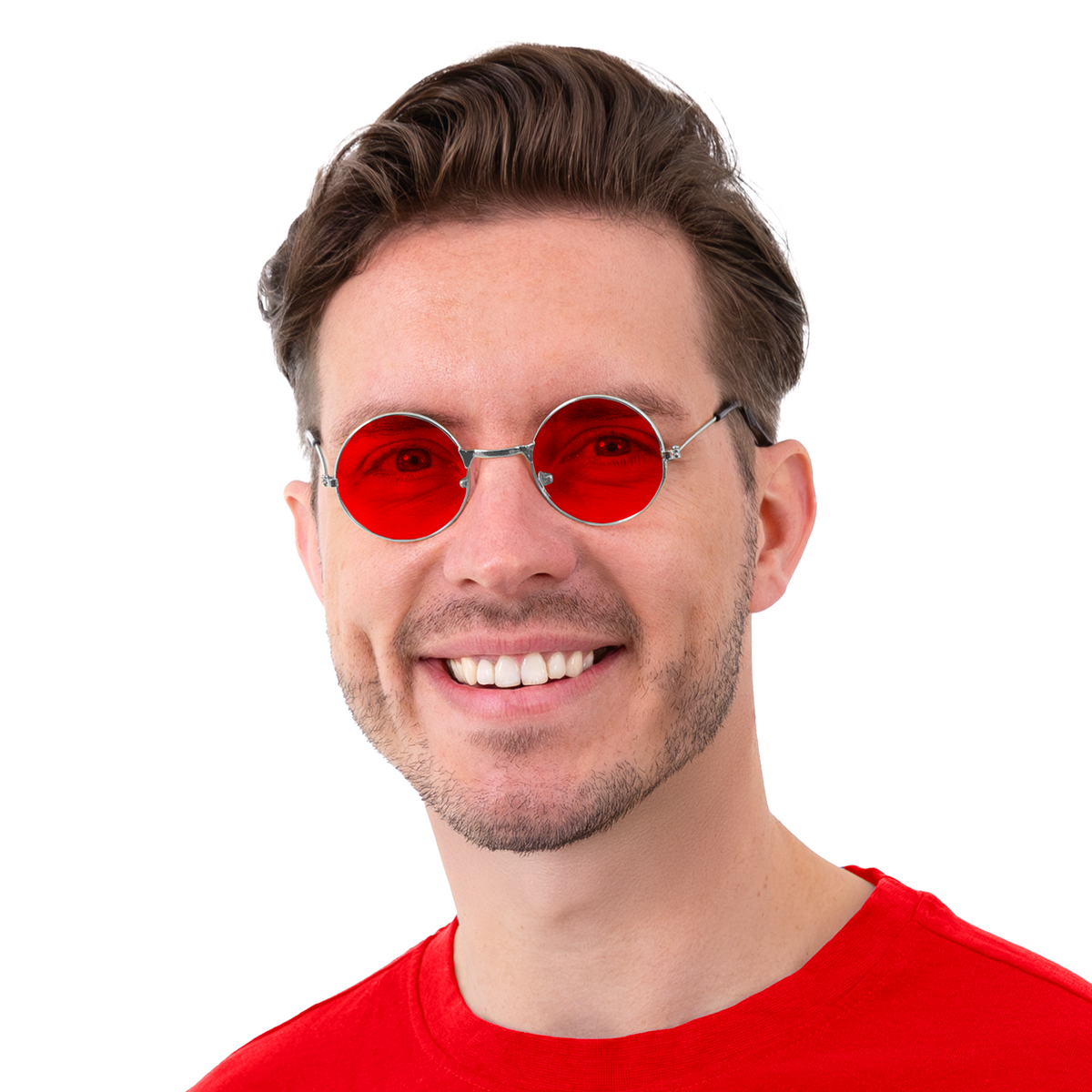 Párty brýle Lenonka červené