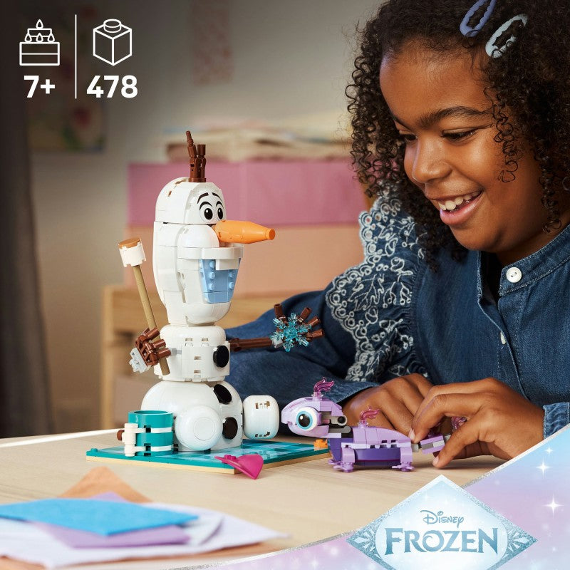 LEGO® 43287 Disney Ledové králoství Olaf a Bruni na zábavném pikniku