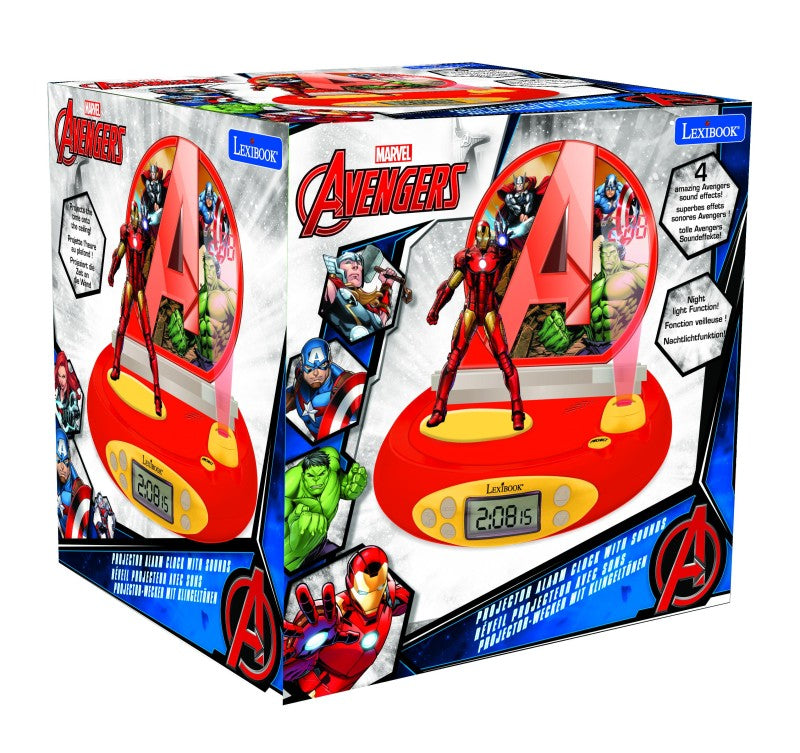 Lexibook 3D budík Avengers s projekcí času