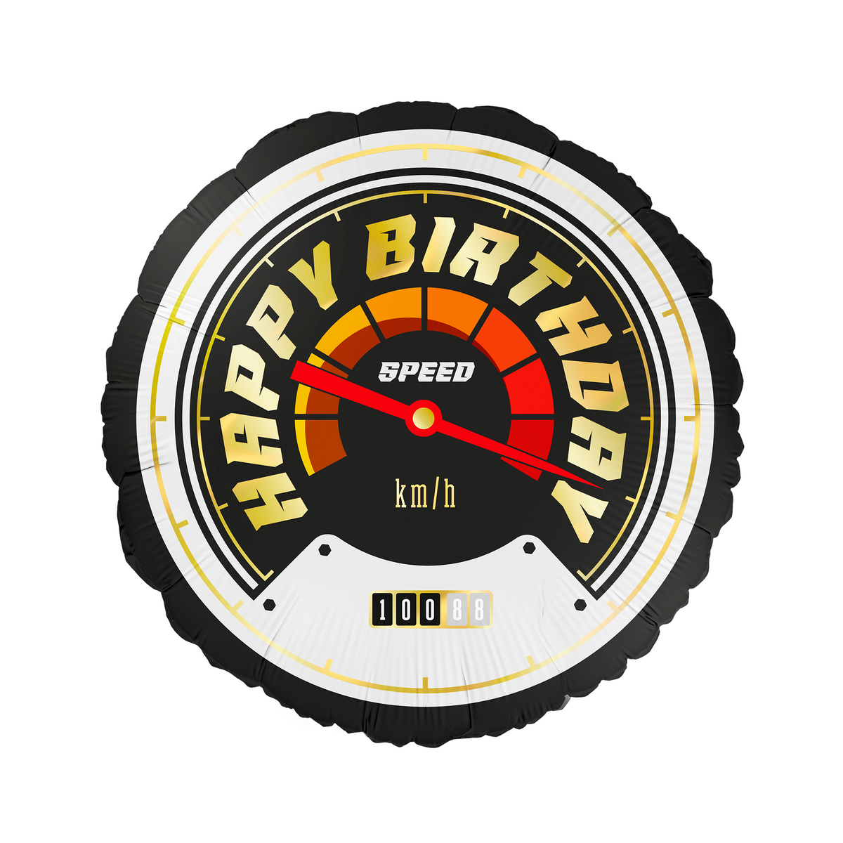 Balónek fóliový HB závodní auto 45 cm