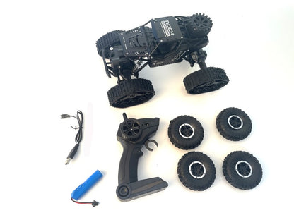 Terénní duální auto 1:16 černé