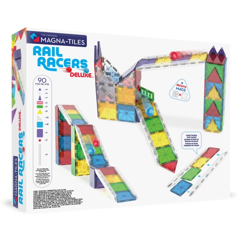 Magna-Tiles Rail Racers Deluxe 90 dílků