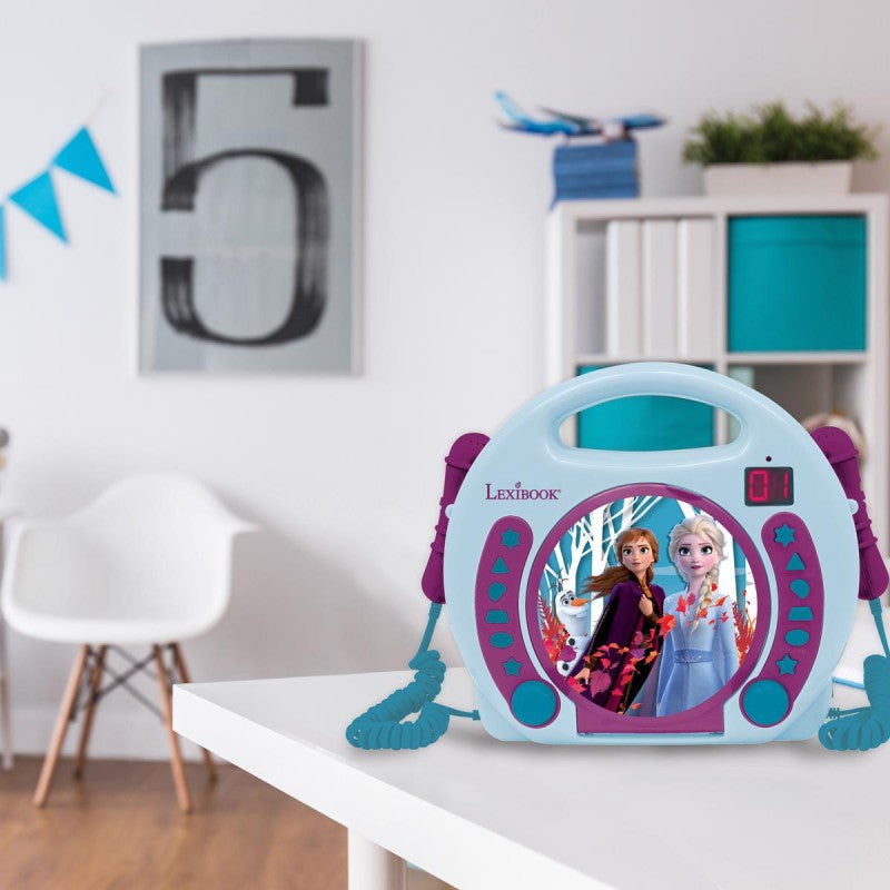 Lexibook CD přehrávač Frozen se 2 mikrofony