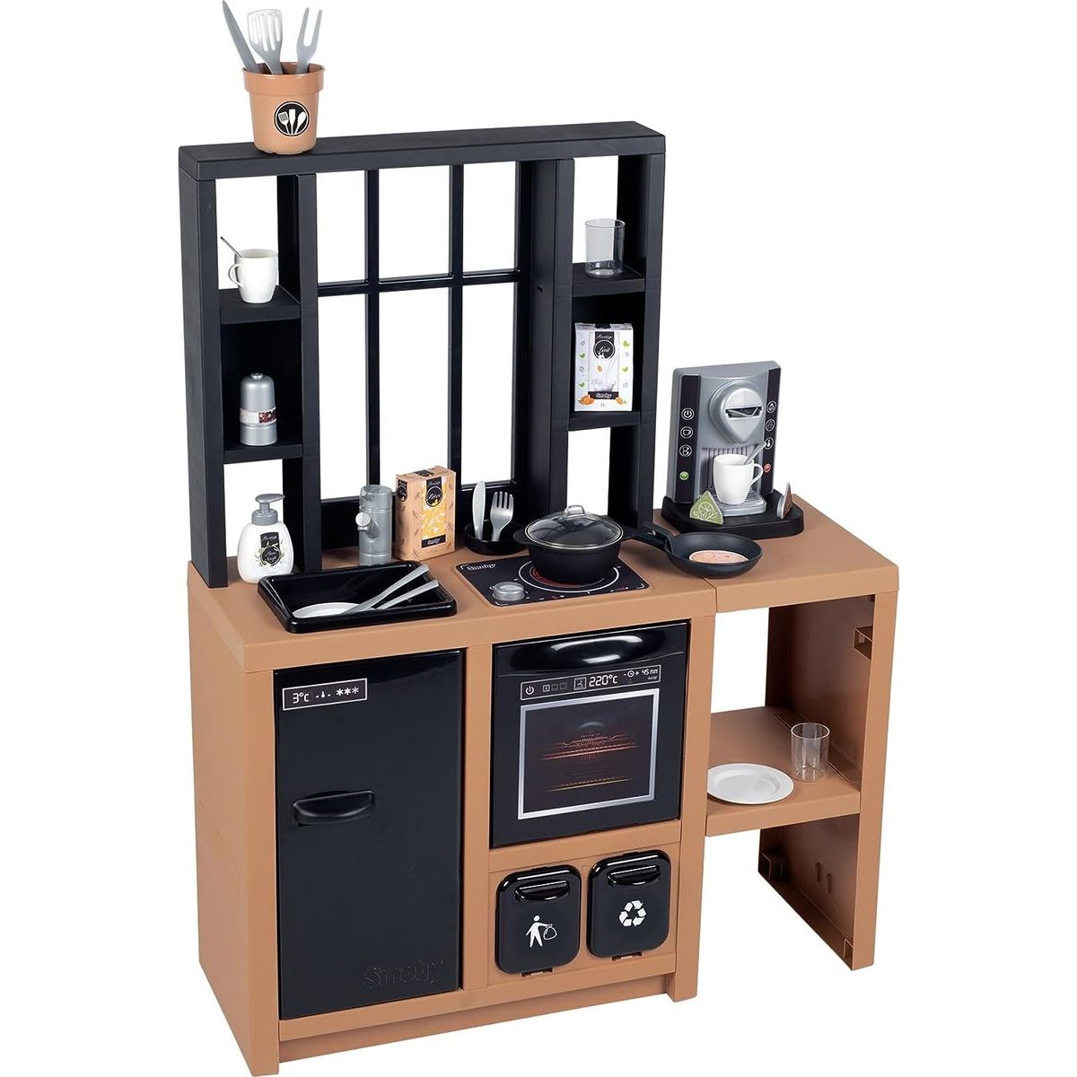 Smoby Kuchyňka Loft s bohatým příslušenstvím