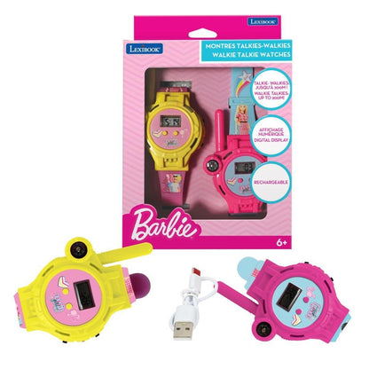 Lexibook hodinky Barbie s vysílačkou s dosahem 200 m