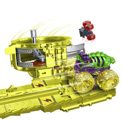 Hot Wheels monster trucks power smashers dráha masivní destrukce