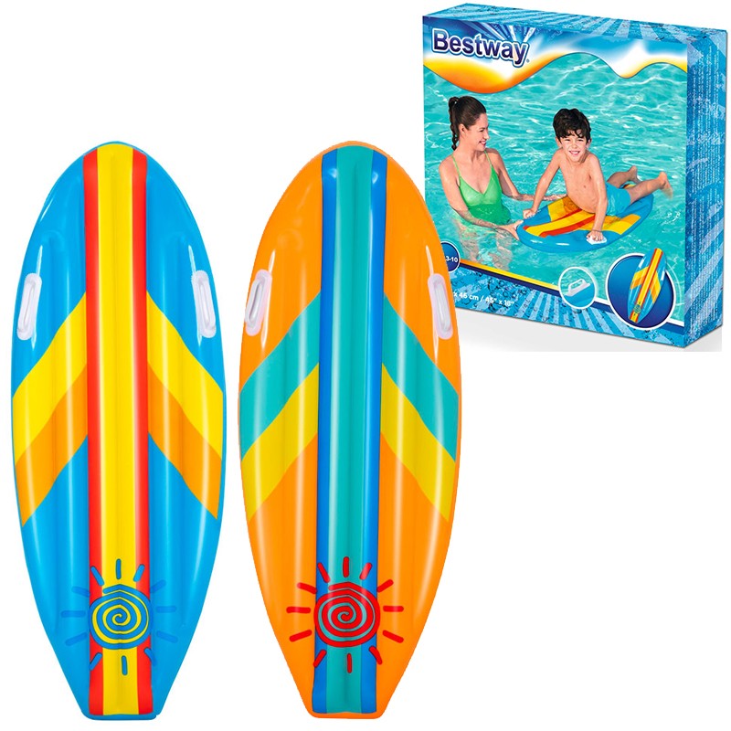 Nafukovací matrace surf 114x46 cm oranžová