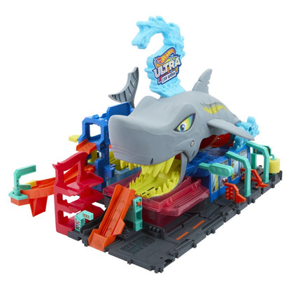 Hot Wheels city color reveal automyčka se žralokem