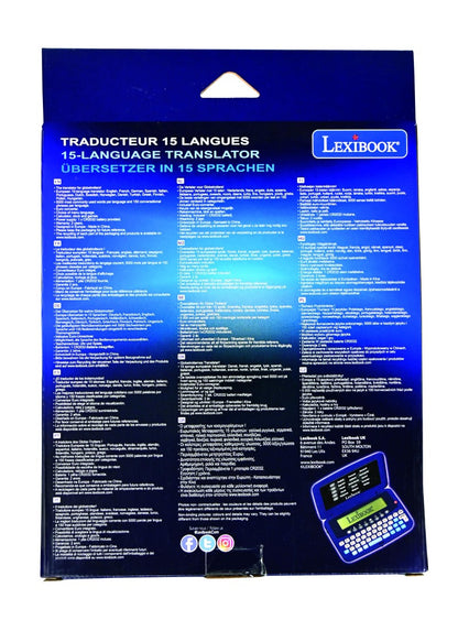 Lexibook elektronický kapesní překladač do 15 jazyků