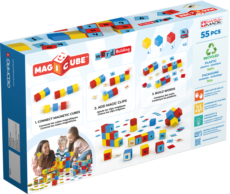 Geomag Magicube Words 55 dílků