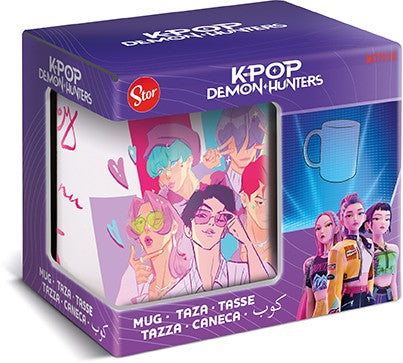 K-pop Demon Hunters keramický hrnek (Saja Boys), 325 ml