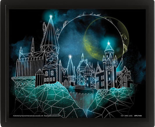 3D obraz Harry Potter - Bradavice