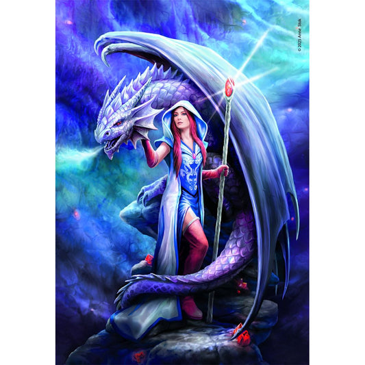 Clementoni - Puzzle 1000 Anne Stokes Dračí mág