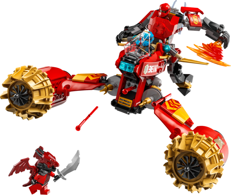 LEGO® NINJAGO® 71830 Kaiův bouřný jezdec a robot