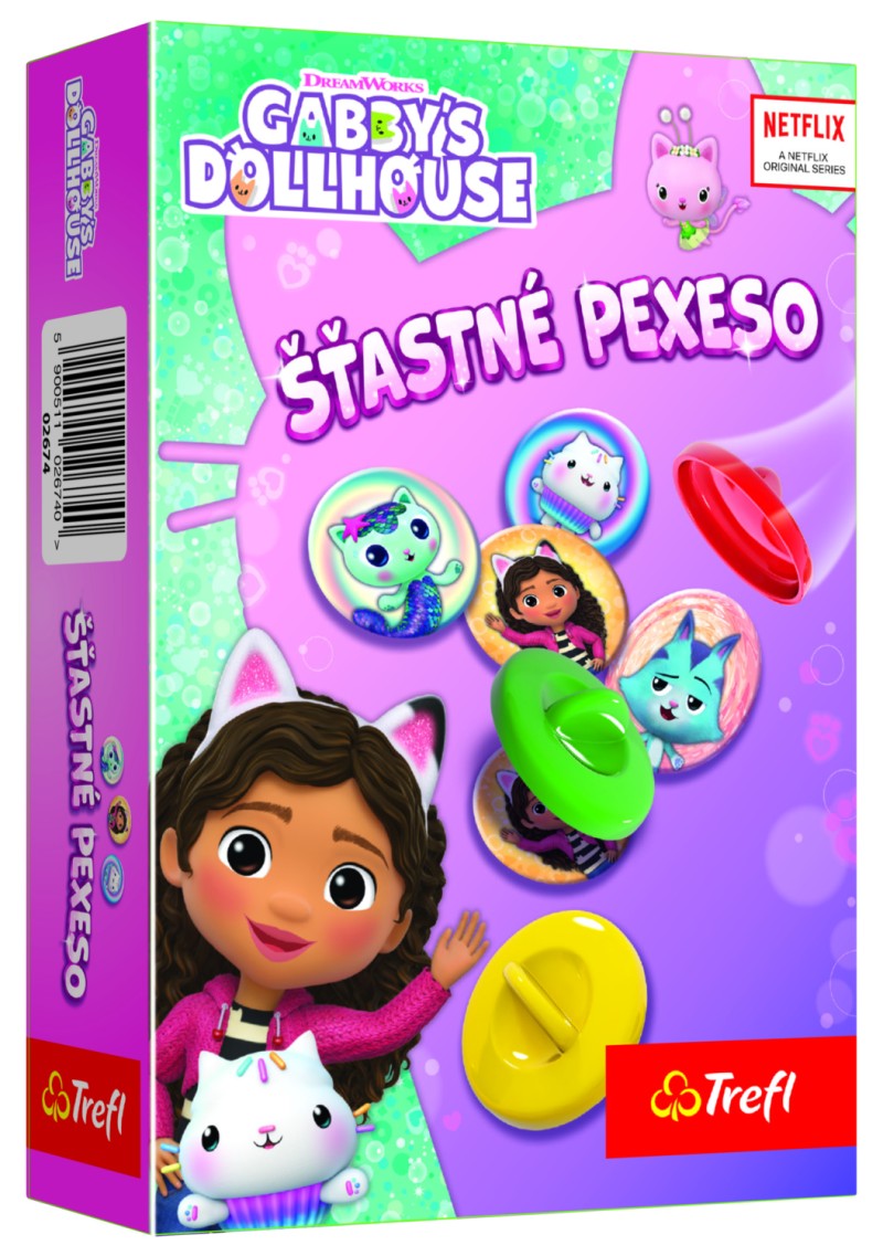 Šťastné pexeso Gábinčin kouzelný domeček