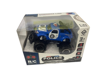 RC policejní auto 1:43 černé