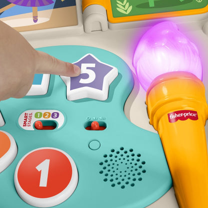 Fisher Price hrací stoleček a stojan 4 v 1