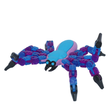 Klixx Creaturez Pavouk modro-fialový