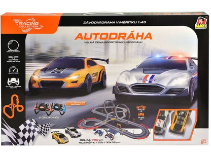 Autodráha 790 cm se dvěma auty
