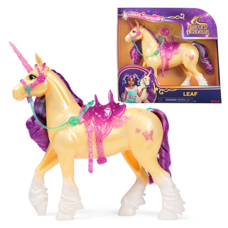 Unicorn Academy česací jednorožec 24 cm Leaf