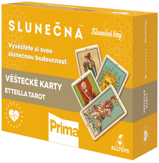 Slunečná - Luxusní věštecké karty