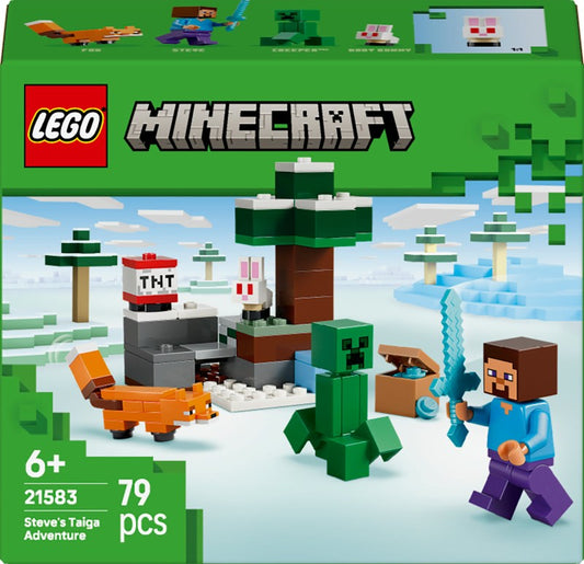 LEGO® 21583 Minecraft®  Steve a dobrodružství v tajze