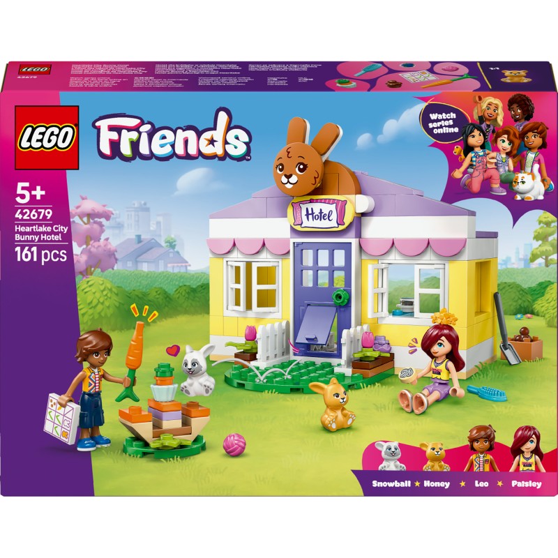 LEGO® 42679 Friends Hotel pro králíčky v městečku Heartlake