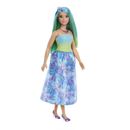 Barbie pohádková princezna žlutorůžová
