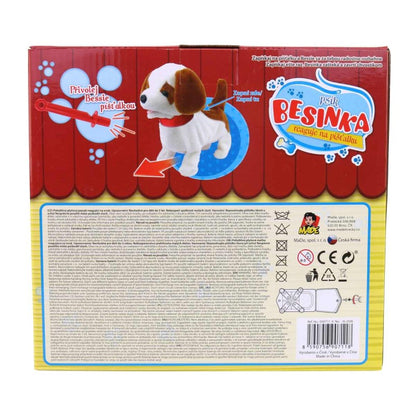 Pejsek Besinka s píšťalkou, 2 funkce 23cm