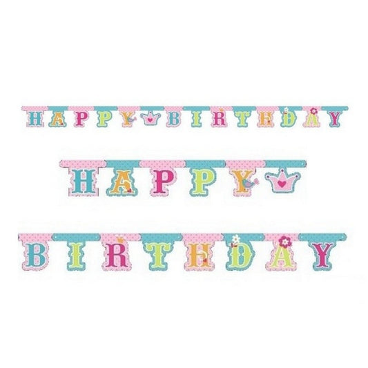 Girlanda Happy Birthday Princess 1ks