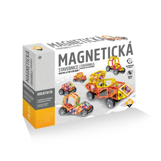Magnetická stavebnice 58 ks