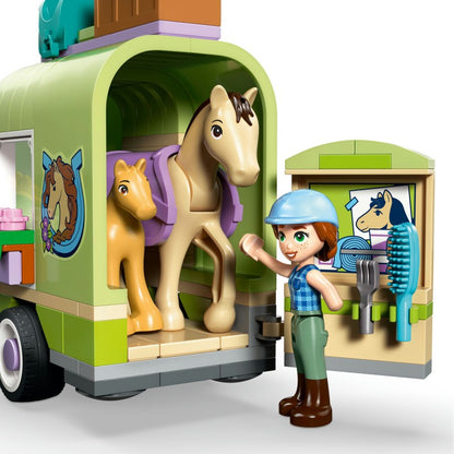LEGO® 42695 Friends Přívěs s koněm a hříbětem