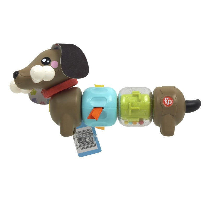 Fisher Price chrastící a klapající jezevčík