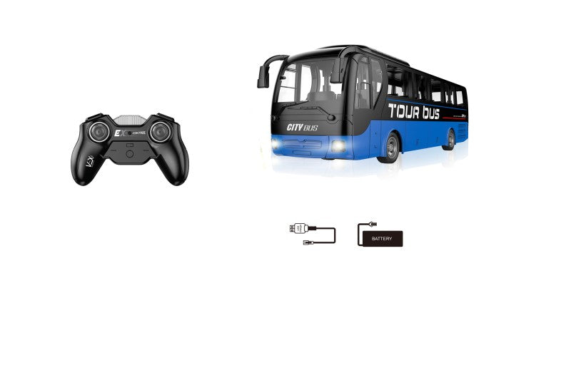 RC Autobus na dálkové ovládání modrý modrý