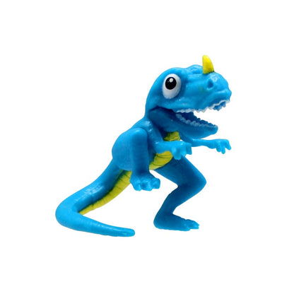 Slimy s dinosaurem zeleno - fialový sliz