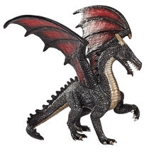 Drak ocelový figurka