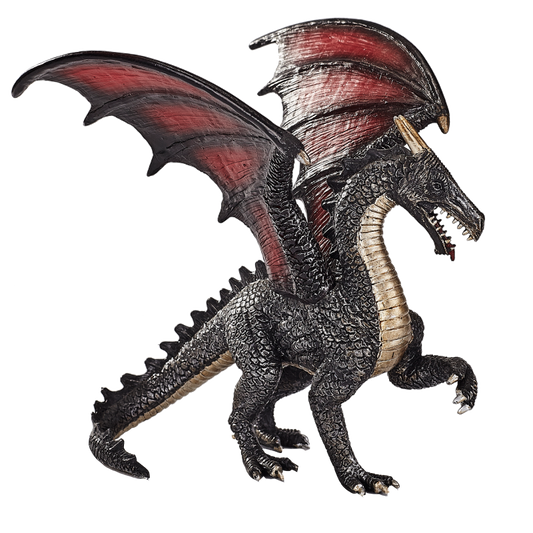 Drak ocelový figurka