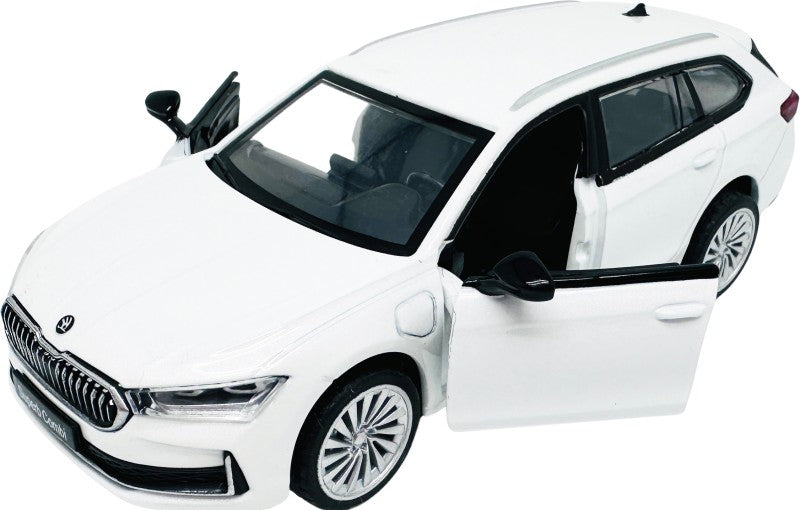 Škoda Superb IV Combi bílé 1:35