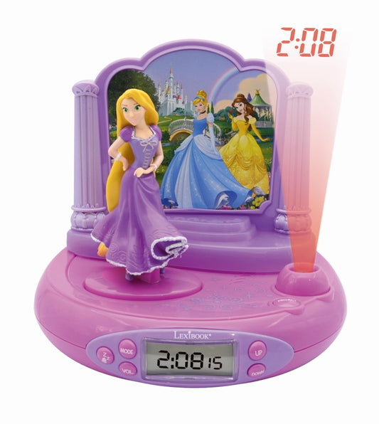 Lexibook 3D budík Disney princezny s projekcí času