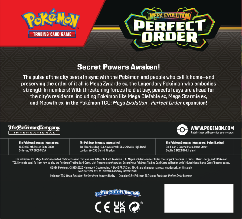 Pokémon TCG: ME03 Perfect Order - Booster