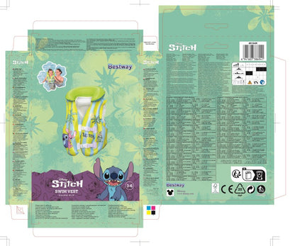 Vesta dětská plovací Stitch 51cmx46cm