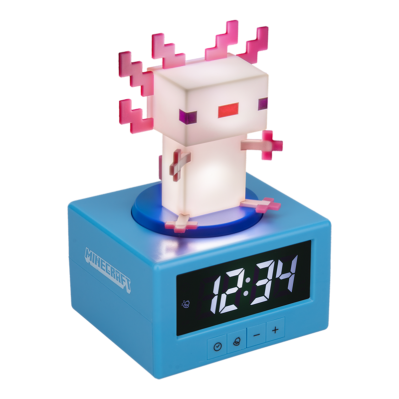 Minecraft budík Axolotl