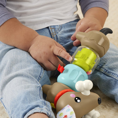 Fisher Price chrastící a klapající jezevčík