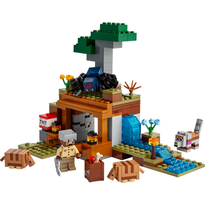 LEGO® Minecraft® 21269 Výprava do dolu a pásovec