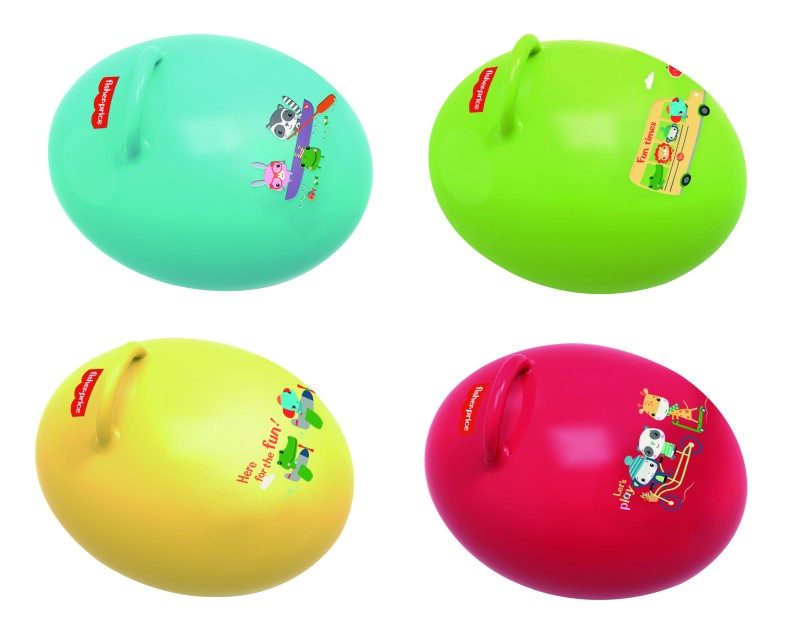 Fisher-Price Skákací míč ve tvaru vejce zelené