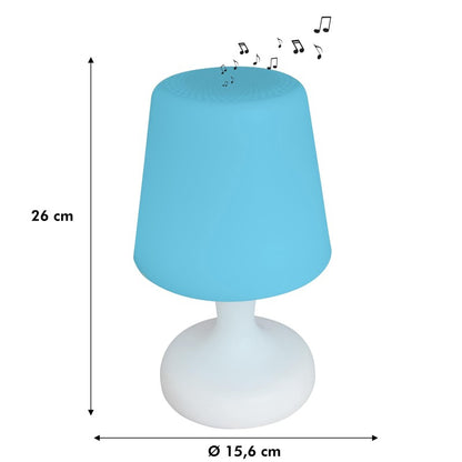 Lexibook bluetooth reproduktor ve tvaru stolní lampy