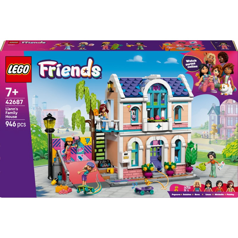 LEGO® 42687 Friends Liann a její rodinný dům