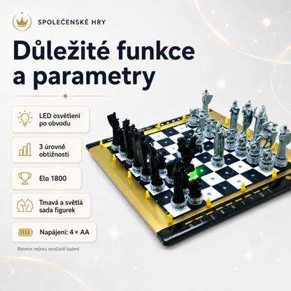 Lexibook elektronická šachová hra Harry Potter se světelnými efekty