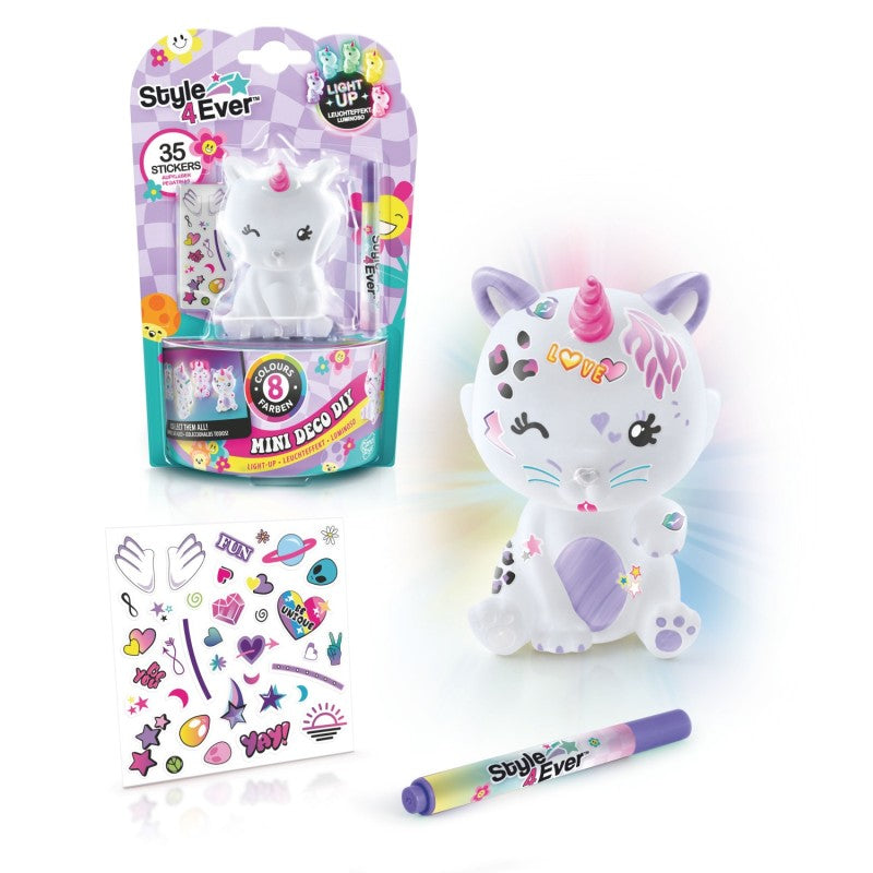Style4Ever Mini Deco svítící figurka kočička
